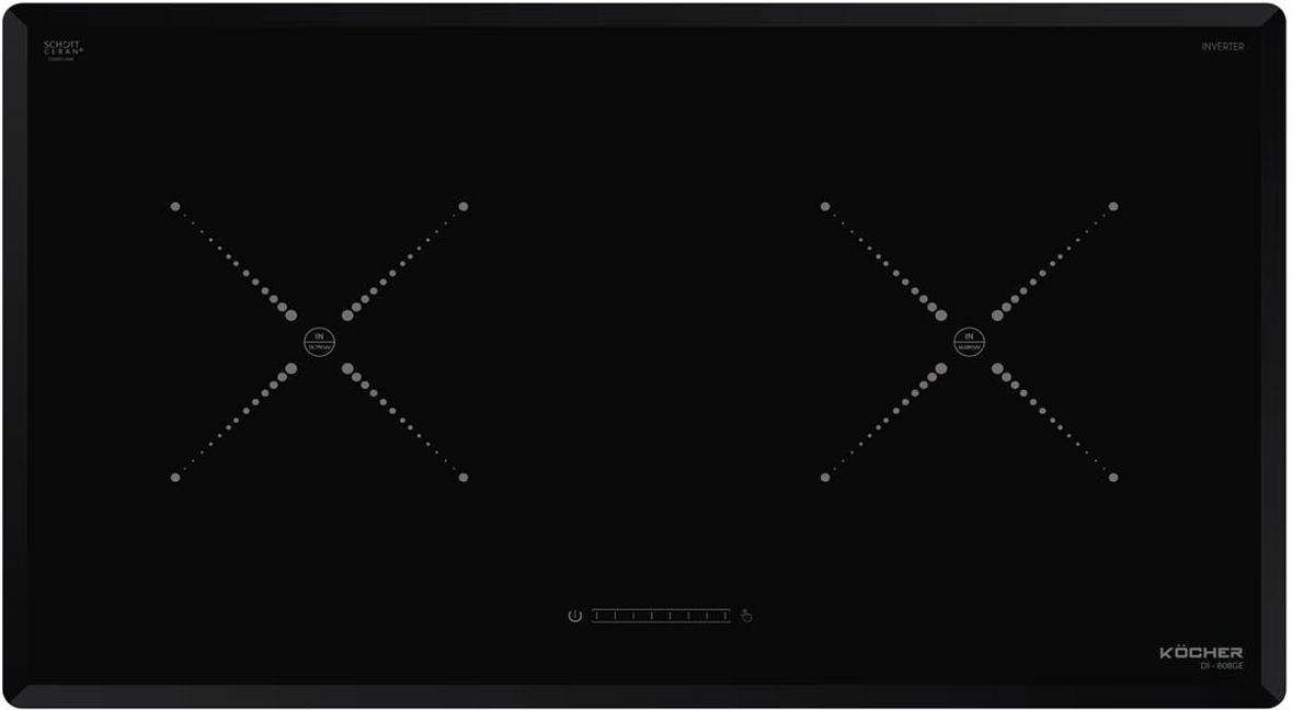 Bếp Từ Đôi Kocher DI 808GE, Kocher DI 808GE Màn Hình LCD Công Nghệ Cao